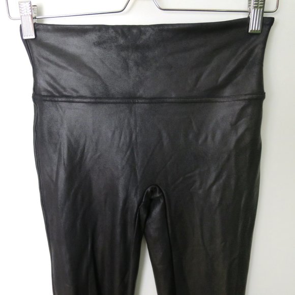 SPANX Faux Leather Leggings Black M - Picture 5 of 12